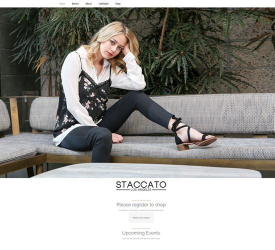 Staccato.com website